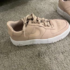Light Pink Nike Air Force 1 PLT.AF.ORM